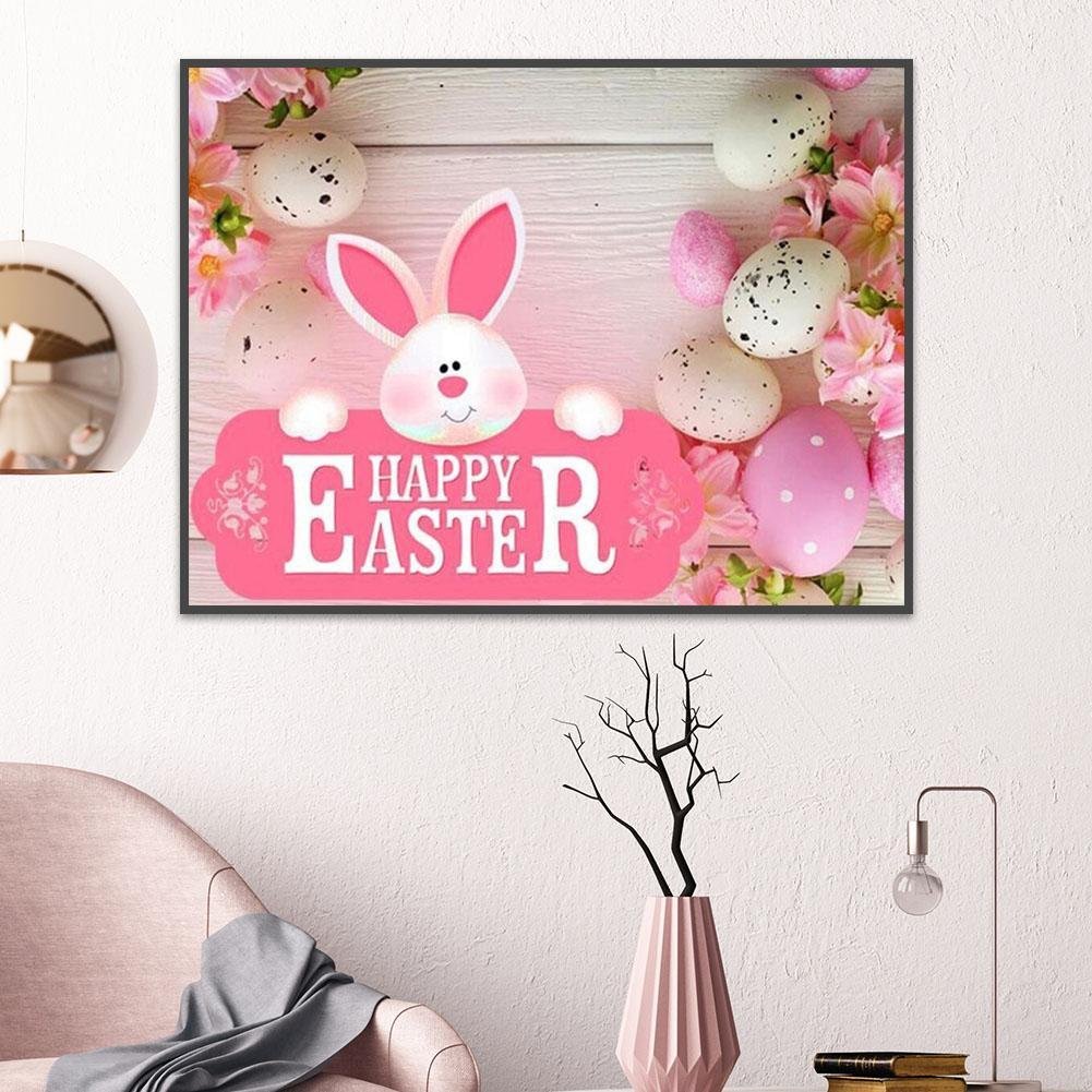 Diamond Painting - Full Round - Easter Rabbit