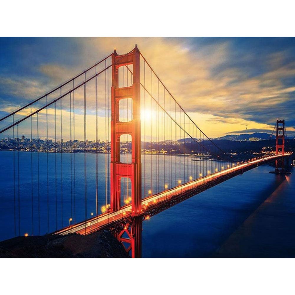 5D DIY Diamond Painting Golden Gate Bridge (45*35cm)