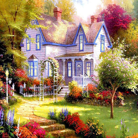 Diamond Painting - Full Round - Warm House A