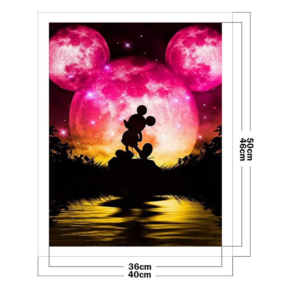 Mickey mouse 11ct Stamped Cross Stitch Kit