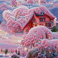 Pink Scenery Dreamlike Diamond Painting