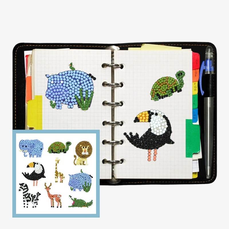 5d Diamond Painting Set For Children Diamond Dots Kits Painting By Numbers  Diamond Painting Puzzles Stickers For Notebook, Cup, Phone (diamond Sticker