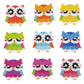 9 Pieces 5D DIY Diamond Painting Stickers Kit Cute Owl