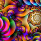 Diamond Painting - Full Round - Abstract Flower A