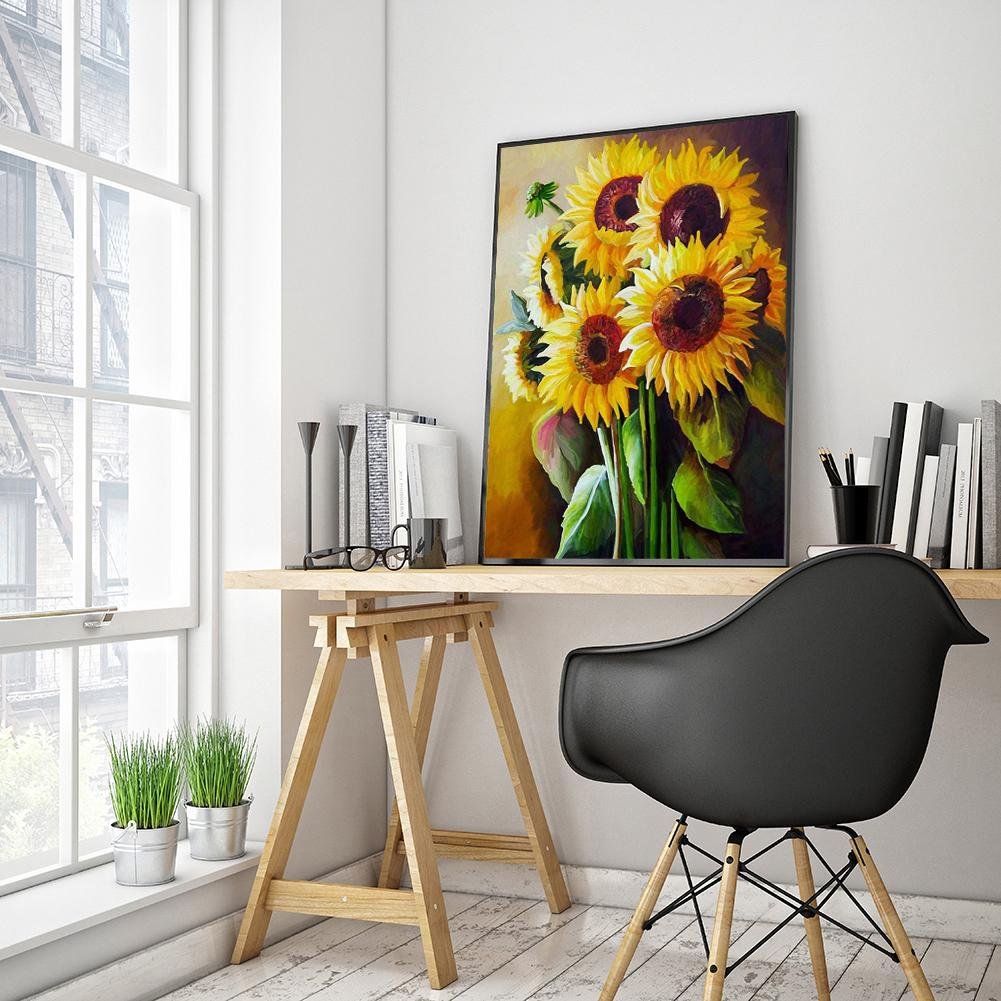 Paint By Number - Oil Painting - Sunflower (40*50cm) A