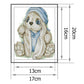 Punto de Cruz Estampado 14ct - Conejo Sombrero Azul(20*17cm)
