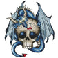 11CT Stamped Cross Stitch Skull(40*40CM)