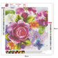Diamond Painting - Full Round - Colorful Flower D