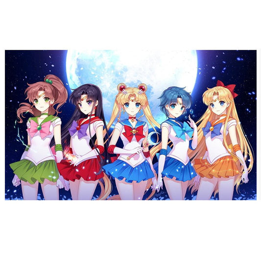 11ct Stamped Cross Sttich Sailor Moon(96*61cm)