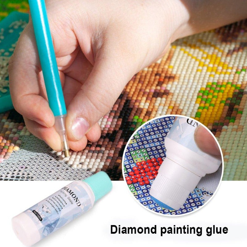 100ML 5D Diamond Painting Glue Sealer Fast-Drying Diamond Art Glue for DIY B