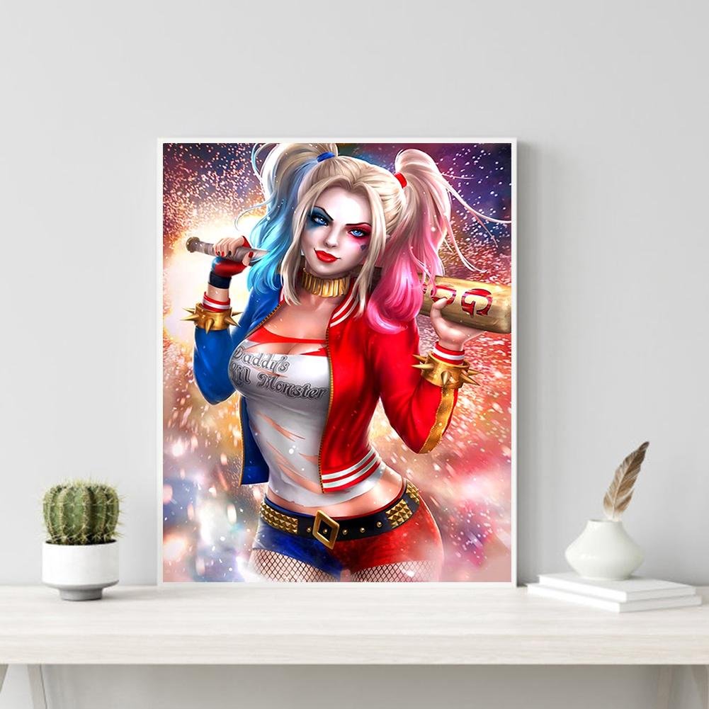 Diamond Painting - Full Round - Harley Quinn