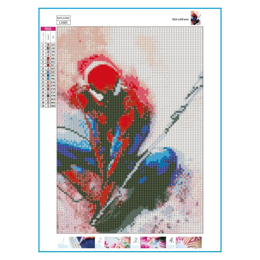 Pintura de diamantes - Ronda completa - Spiderman
