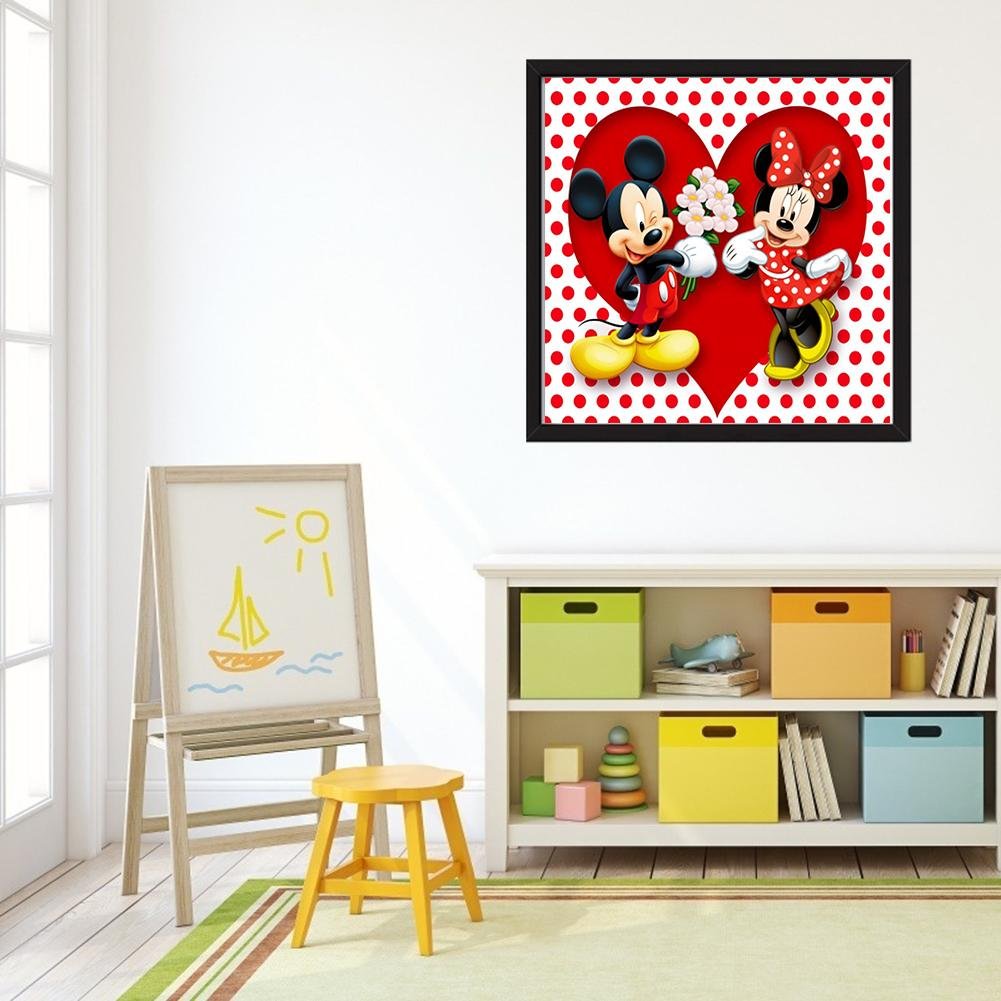 Disney Diamond Painting Full Drill Micky Minnie Mouse Beads Art Craft