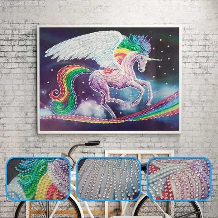 Flying Horse art deco diamond painting kits