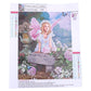 Diamond Painting - Partial Round - Angle Girl In Flowers
