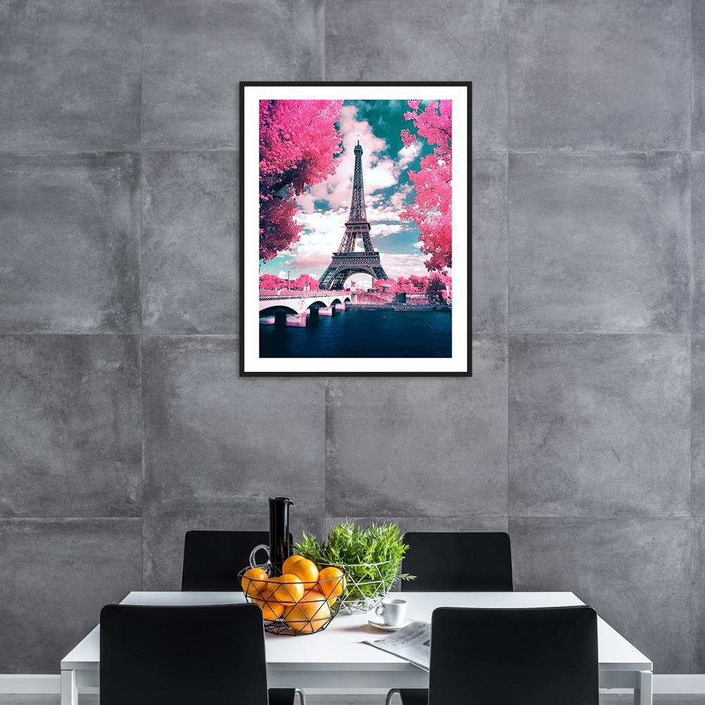Diamond Painting - Full Round - Eiffel Tower A