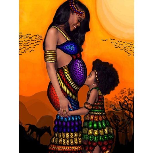 NEW - African Art 5D Diy Diamond Painting Kit. Tribal Woman Needlework–  Diamond Paintings Store