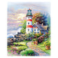 11CT Stamped Cross Stitch Lighthouse DIY Needle Art (30*40CM)