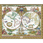 11ct Stamped Cross Stitch Old World Map(65*54cm)