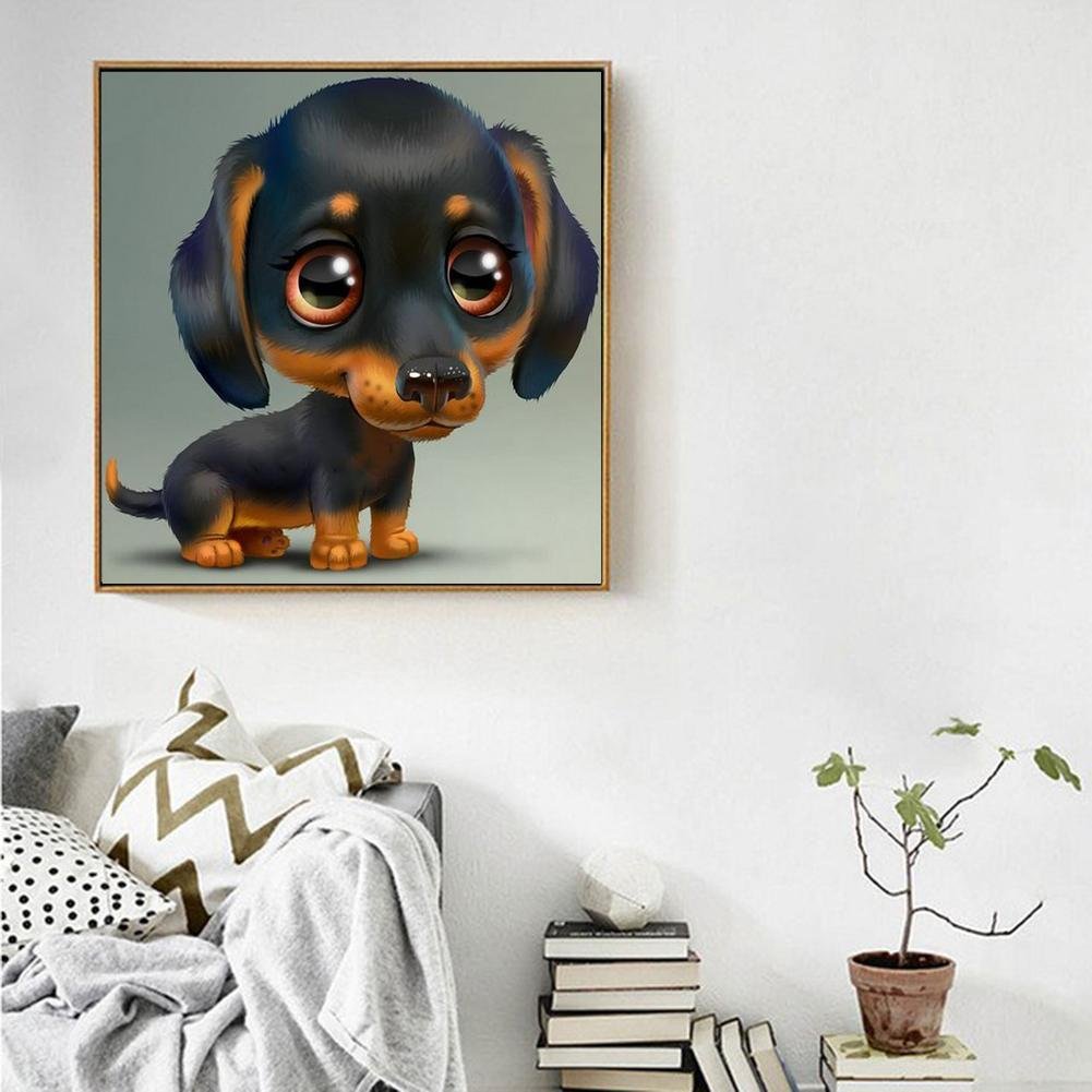 Diamond Painting - Full Round - Dog 13