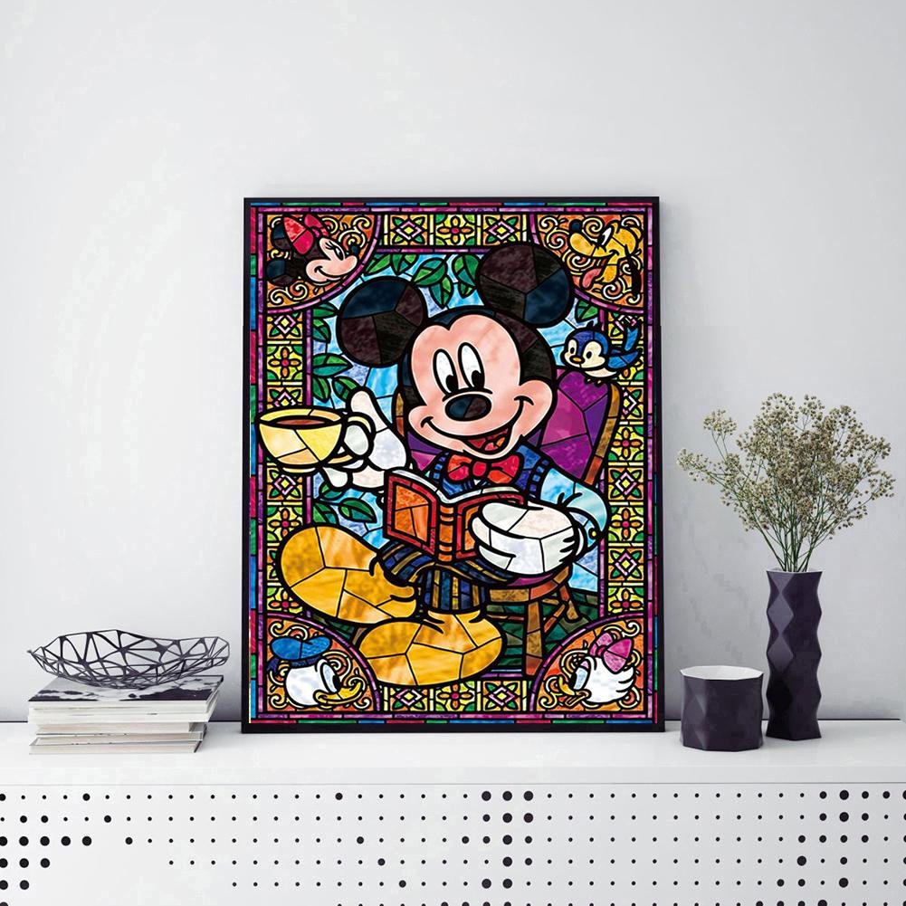 Pintura Diamante - Rodada Completa - Mickey Mouse A