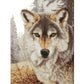 14ct Stamped Cross Stitch Wolf (19*27cm)