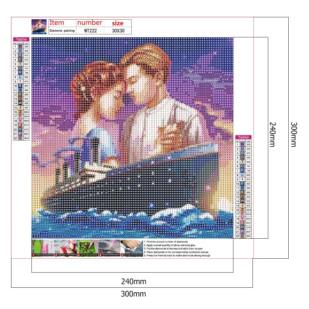 Diamond Painting - Full Round - Titanic