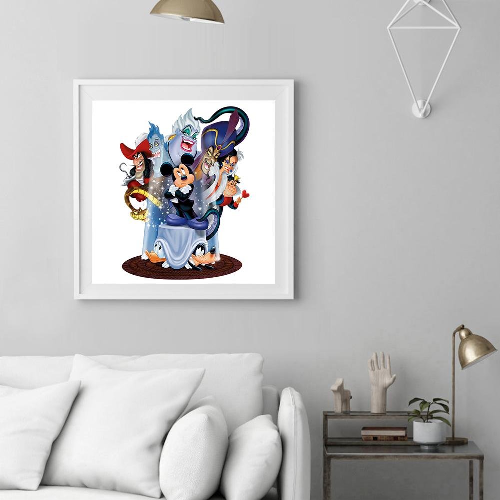 Mickey's House of Villains DIY 5D Cartoon Diamond Painting Kit