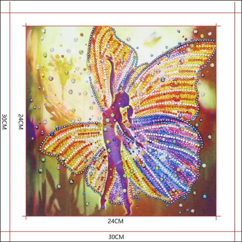 Diamond Painting - Crystal Rhinestone - Butterfly Beauty【diamondpaintingsart】
