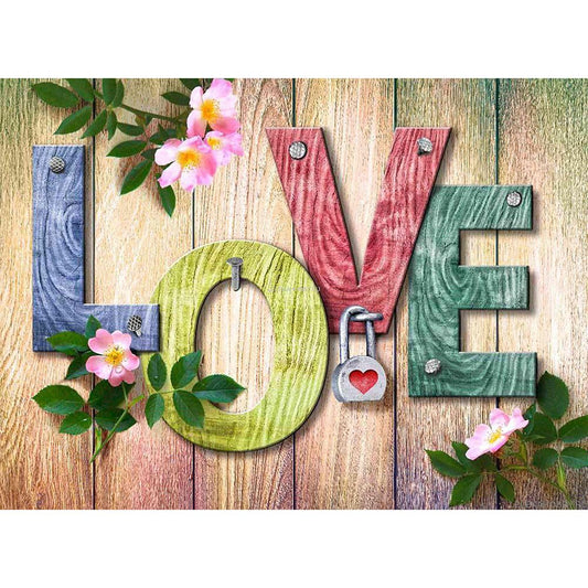11ct Stamped Cross Stitch Letters Love(46*36cm)