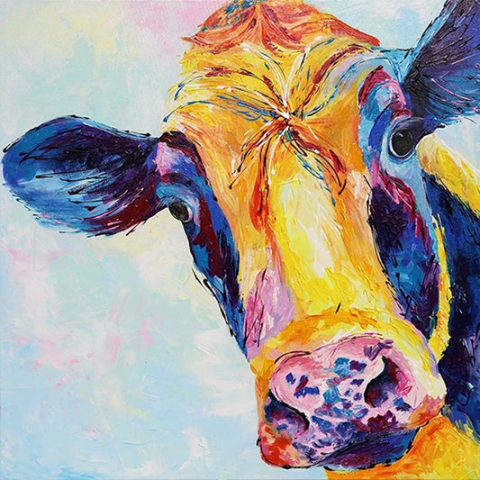 Diamond Painting - Full Round - Cow