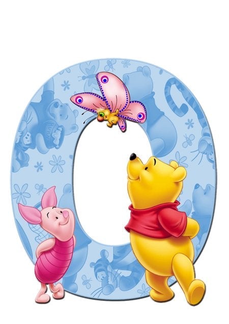 Diamond Paintings Art Full Square Drill Letter O Winnie The Pooh