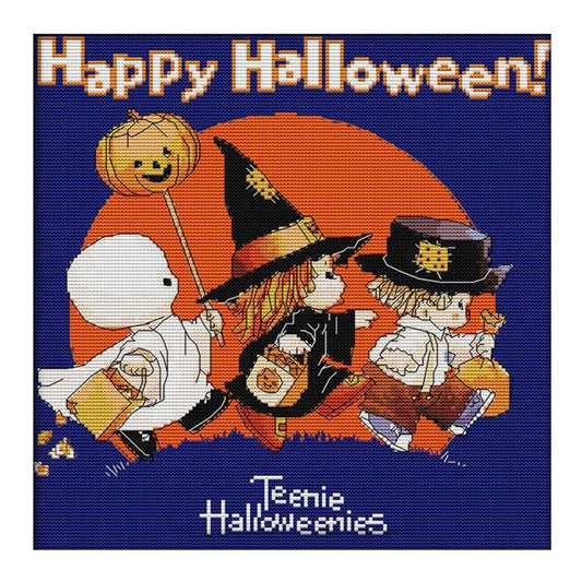 11ct Stamped Cross Stitch Halloween (40*40cm)