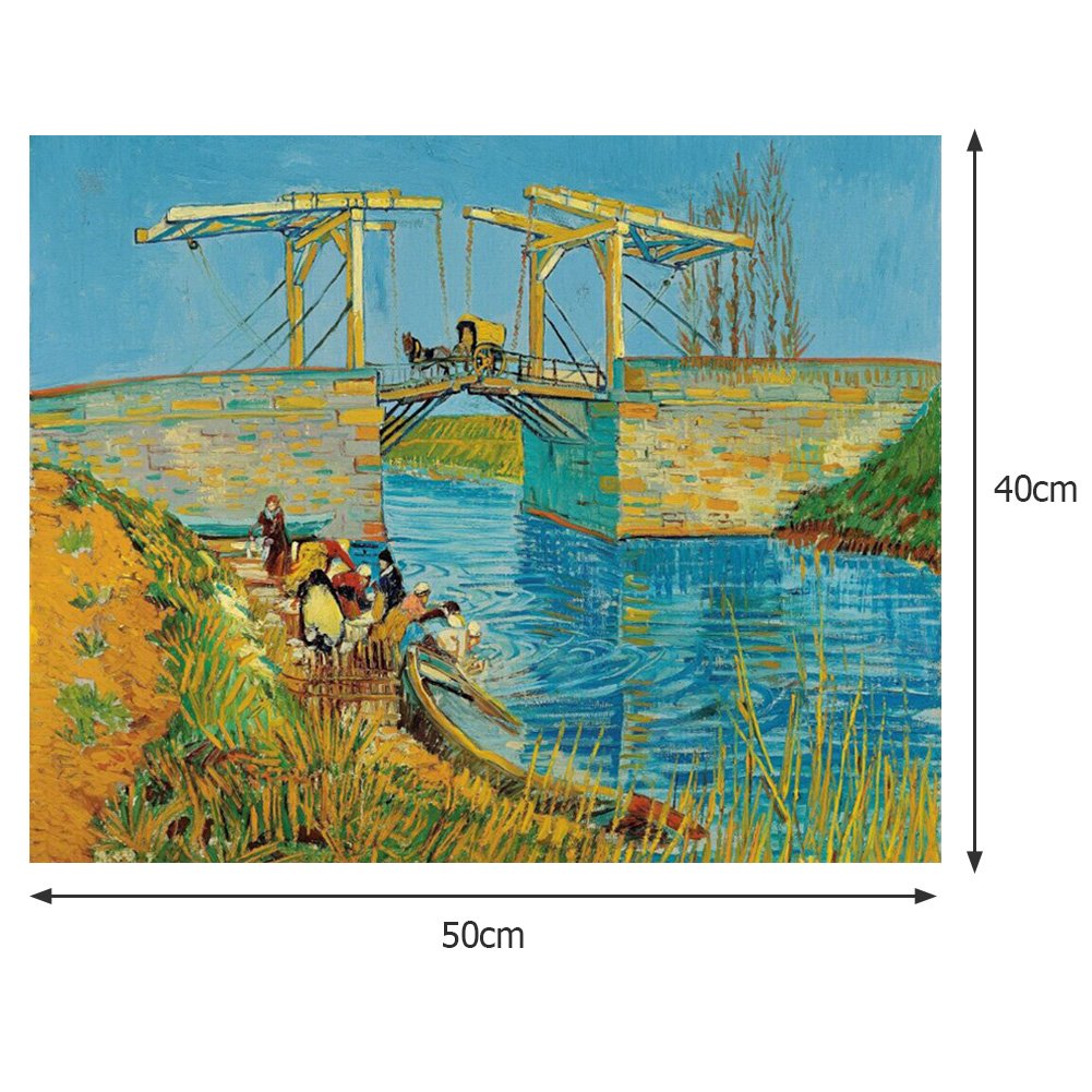Pintura por Número - Pintura al Óleo - Agua bajo el Puente (40*50cm)