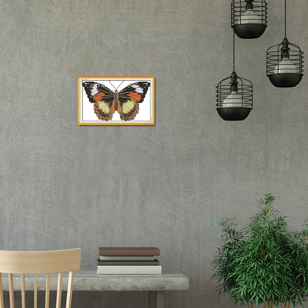 14ct Stamped Cross Stitch - Butterfly (21*15cm)