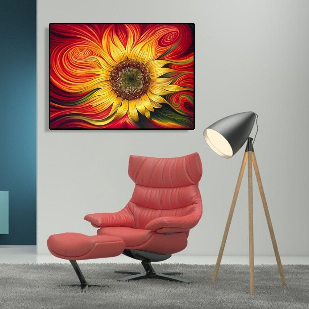 Paint By Number - Oil Painting - Vortex Sunflower (40*50cm)