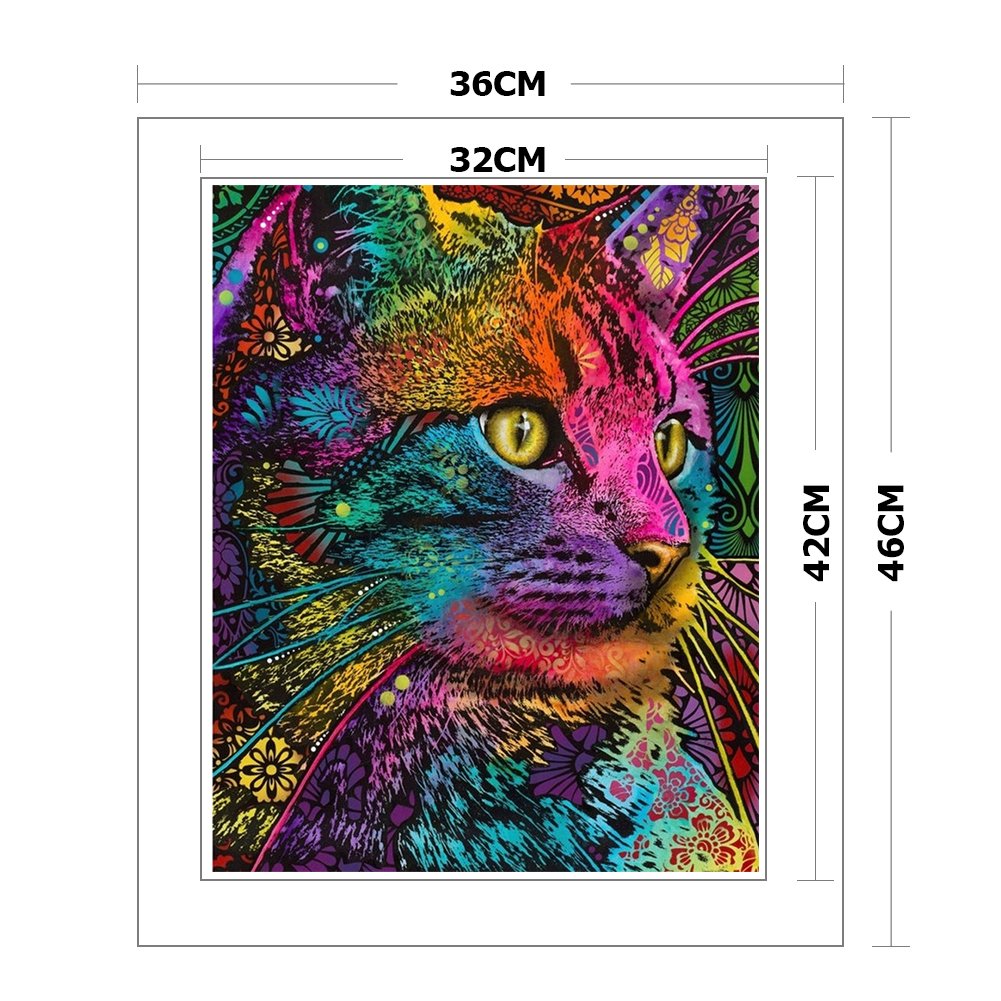 11ct Stamped Cross Stitch - Cat(36*46cm)