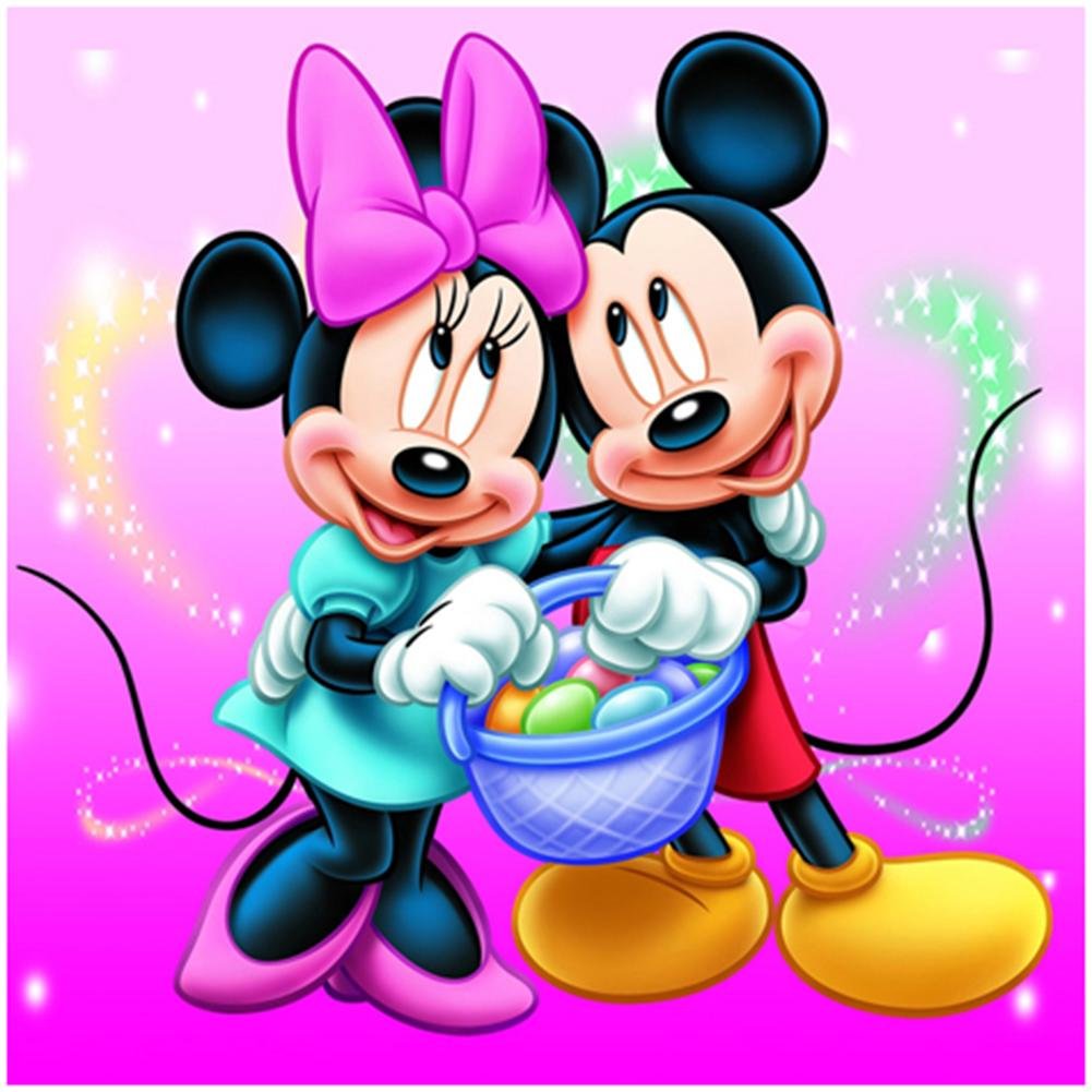 Disney Diamond Painting - Mikey and Daisy Sweet Love