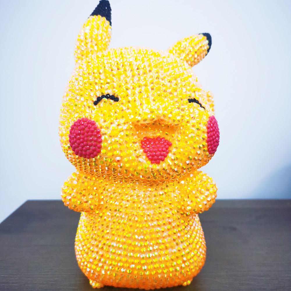 DIY Pikachu -Crystal Rhinestone Full Diamond Painting-（Does not contain glue）