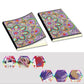 A5 5D Notebook DIY Part Special Shape Rhinestone Diary Book | Flower A1