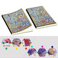 A5 5D Notebook DIY Part Special Shape Rhinestone Diary Book | Flower Z