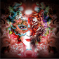 Máscara chica misteriosa | Kits completos de pintura de diamantes redondos 