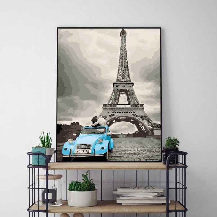 Paint By Number Oil Painting Eiffel Tower (40*50cm)