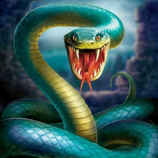 Diamond Painting - Full Round - Snake