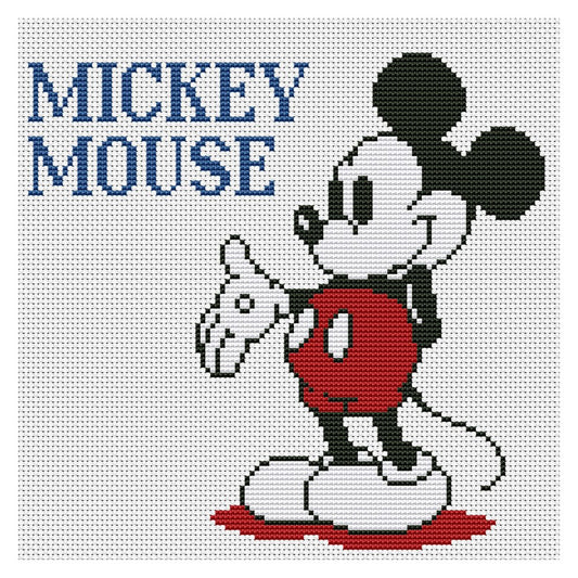 11ct Stamped Cross Stitch Cartoon Mouse (30*30cm)
