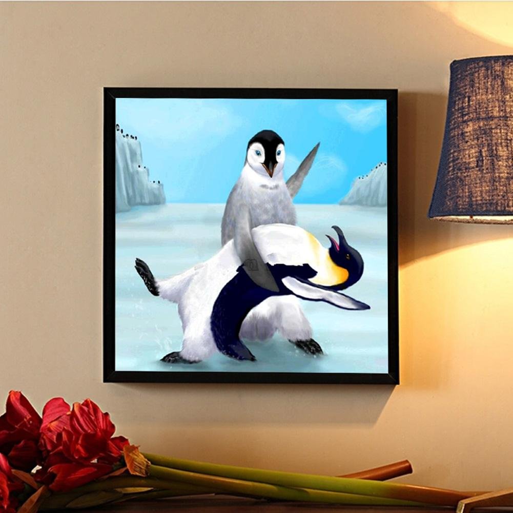 Diamond Painting - Full Round - Dancing Penguin