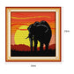 14ct Stamped Cross Stitch - Elephant (23*23cm)