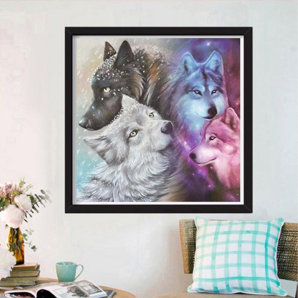 Diamond Painting - Full Round - Wolves