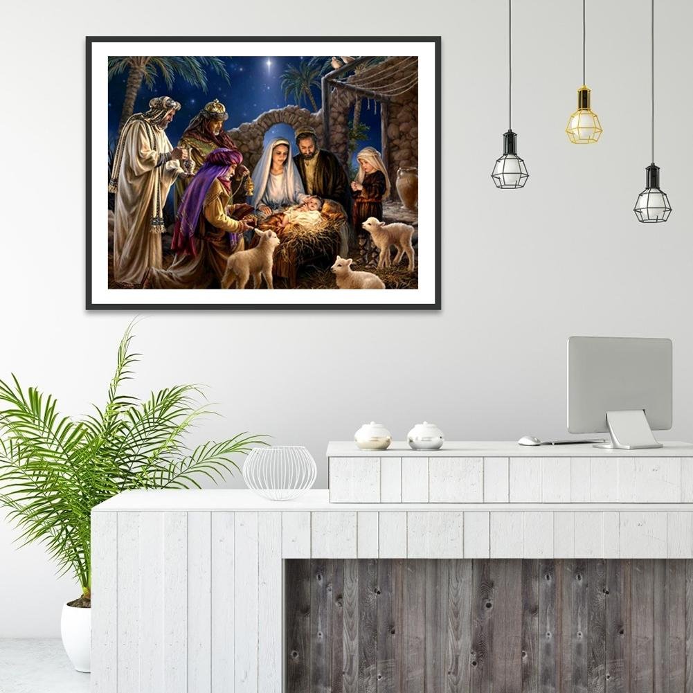 Diamond Painting - Full Round - Birth of Jesus