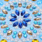 Cuadro Diamante - Rhinestone Cristal - Mandala 20